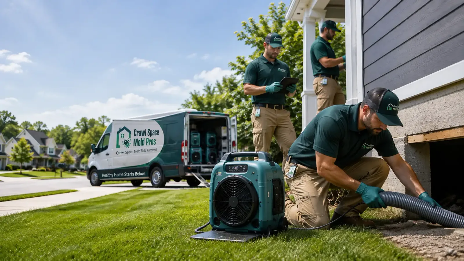 Crawl Space Mold Removal in Corinth, ME